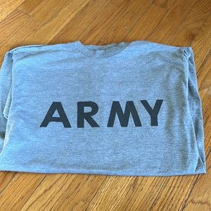 Grey Army T Shirt